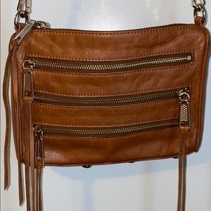 Rebecca Minkoff 5 Zip leather crossbody bag